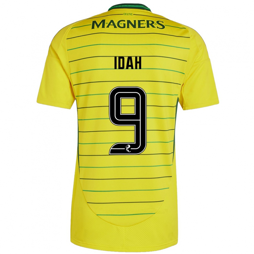 Homme Football Maillot Adam Idah #9 Jaune Tenues Extérieur 2024/25