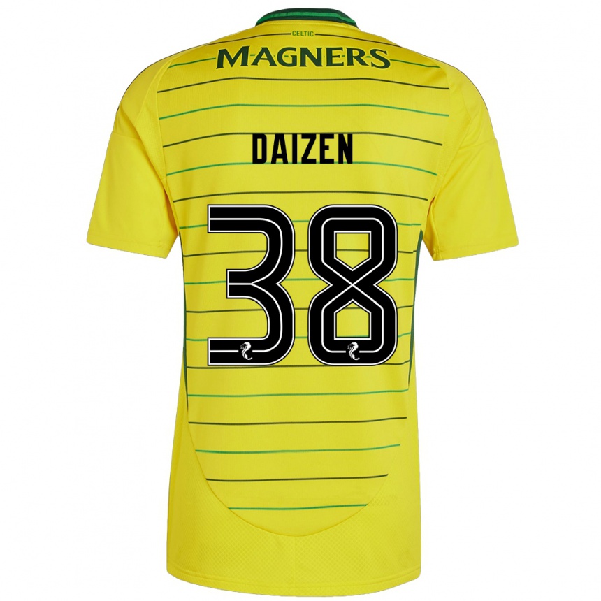 Homme Football Maillot Daizen Maeda #38 Jaune Tenues Extérieur 2024/25