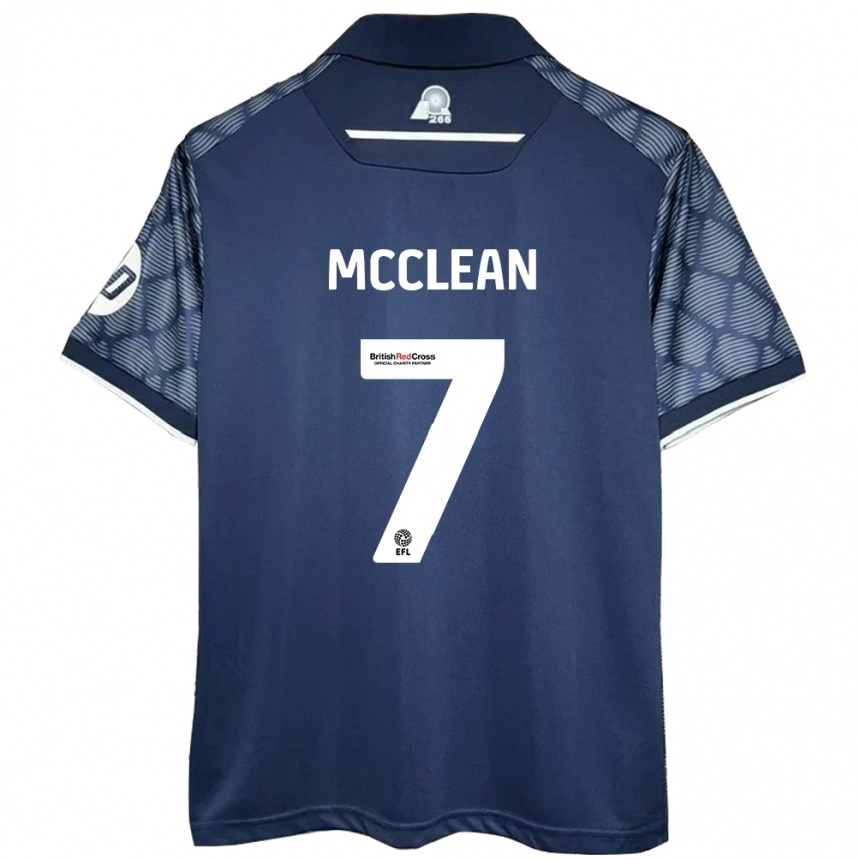 Homme Football Maillot James Mcclean #7 Noir Tenues Extérieur 2024/25