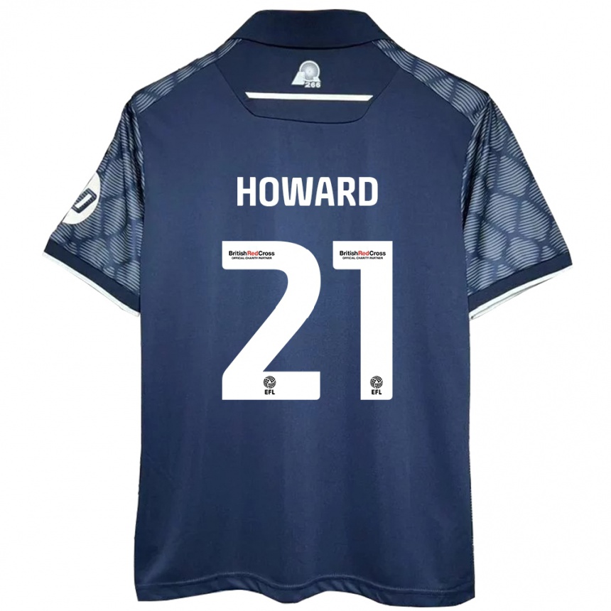 Homme Football Maillot Mark Howard #21 Noir Tenues Extérieur 2024/25