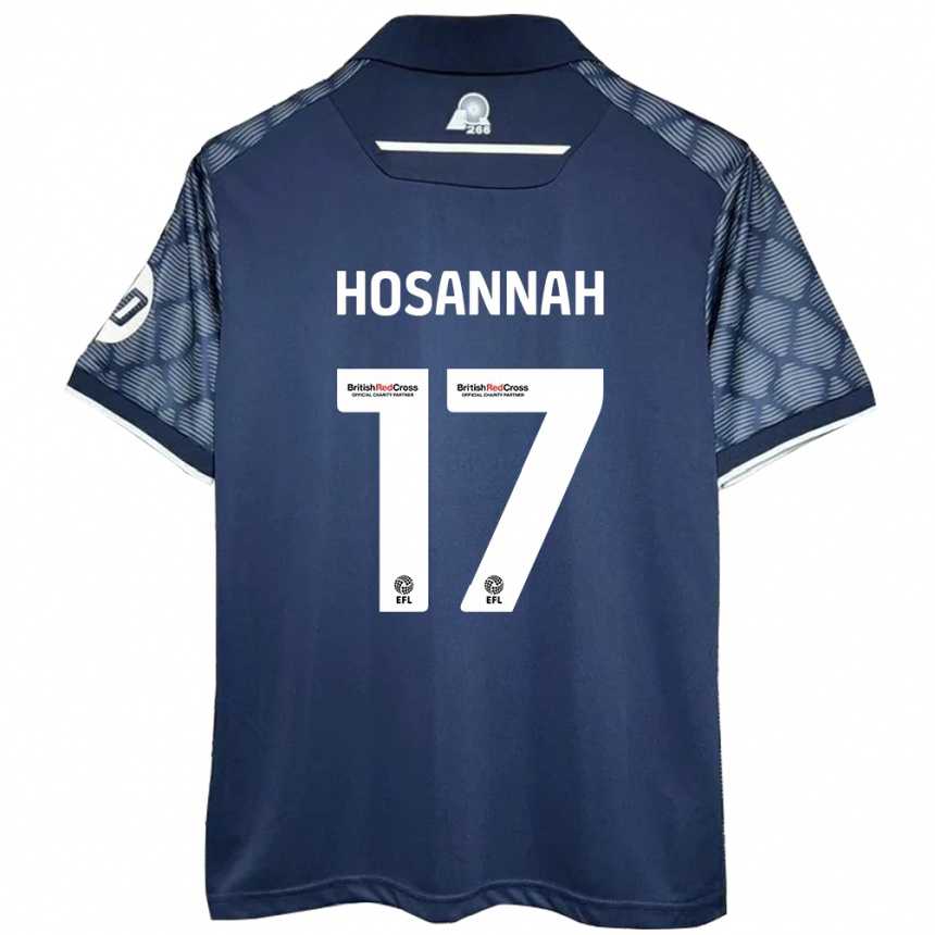 Homme Football Maillot Bryce Hosannah #17 Noir Tenues Extérieur 2024/25