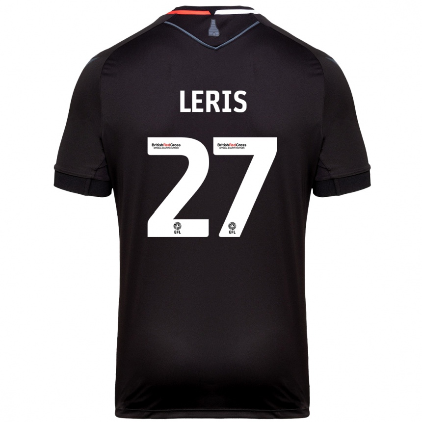 Homme Football Maillot Mehdi Léris #27 Noir Tenues Extérieur 2024/25