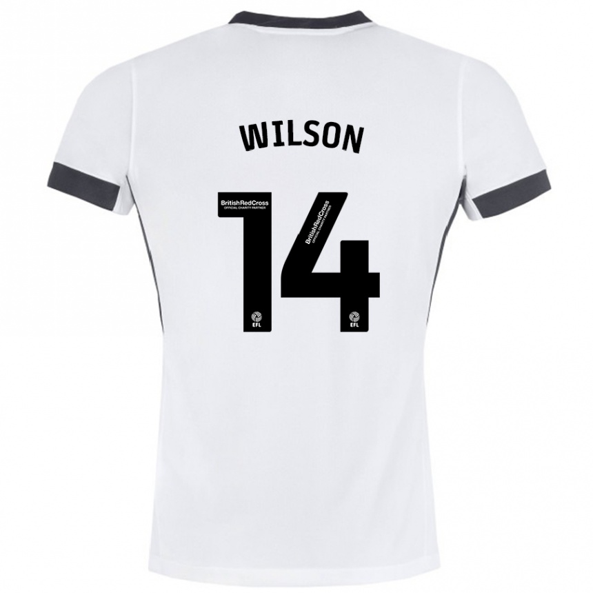 Homme Football Maillot Siobhan Wilson #14 Blanc Noir Tenues Extérieur 2024/25