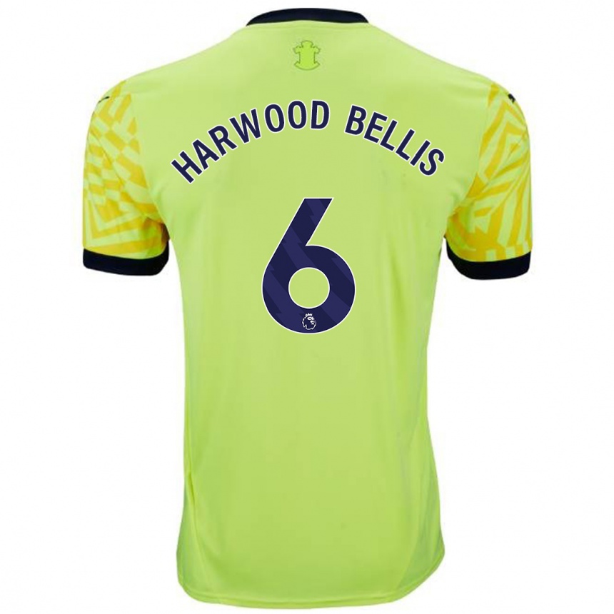 Homme Football Maillot Taylor Harwood-Bellis #6 Jaune Tenues Extérieur 2024/25