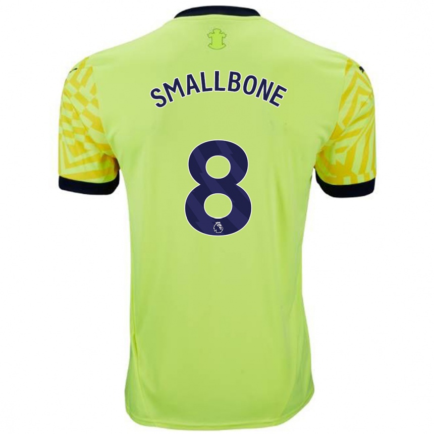 Homme Football Maillot Will Smallbone #8 Jaune Tenues Extérieur 2024/25