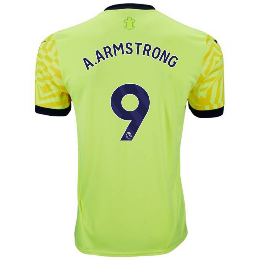 Homme Football Maillot Adam Armstrong #9 Jaune Tenues Extérieur 2024/25