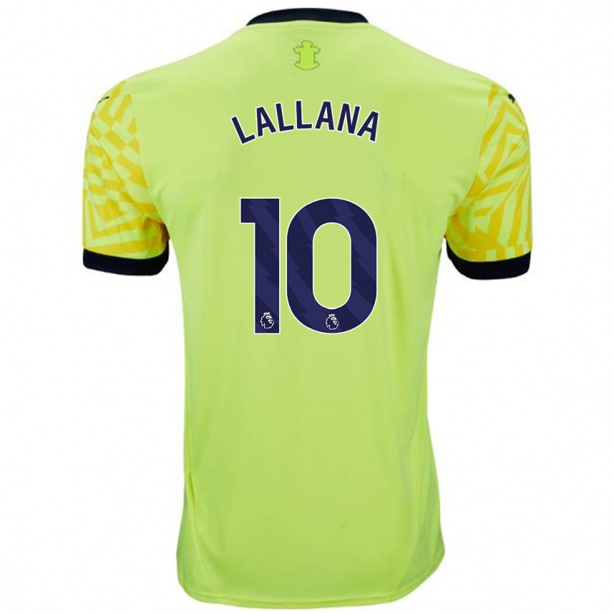 Homme Football Maillot Adam Lallana #10 Jaune Tenues Extérieur 2024/25