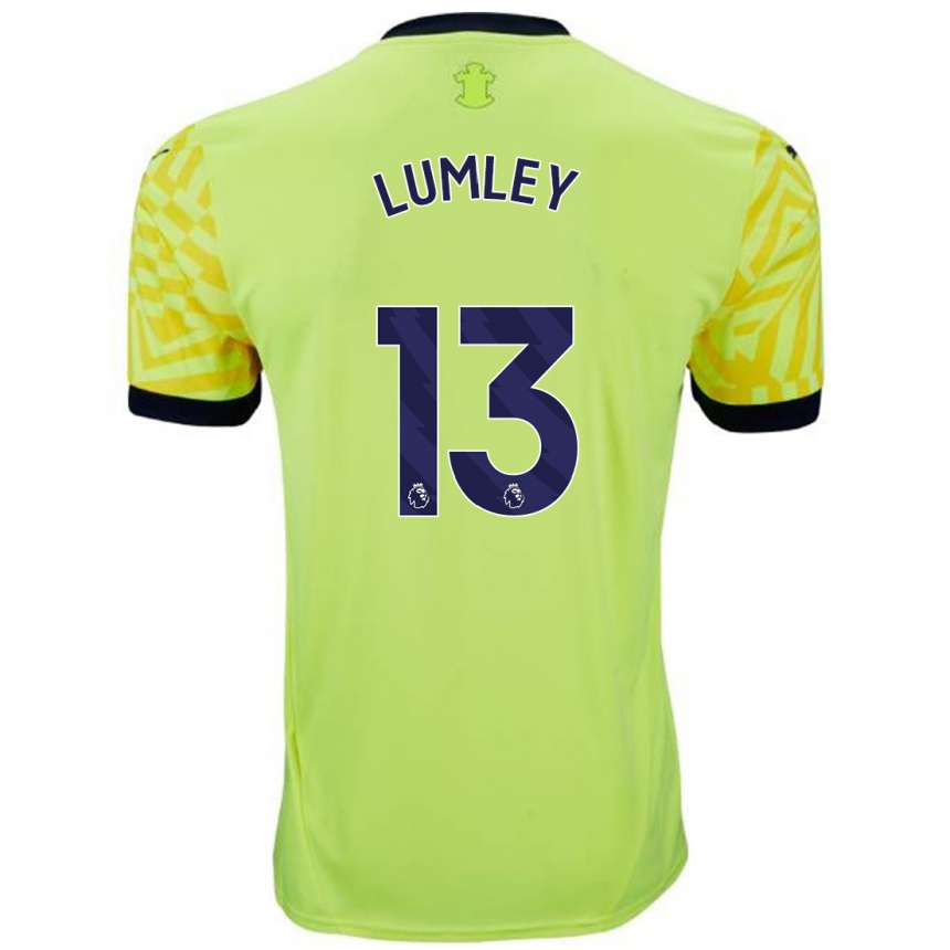 Homme Football Maillot Joe Lumley #13 Jaune Tenues Extérieur 2024/25