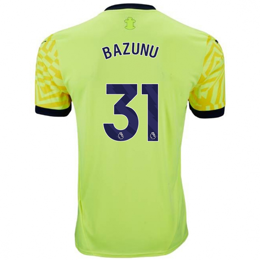 Homme Football Maillot Gavin Bazunu #31 Jaune Tenues Extérieur 2024/25