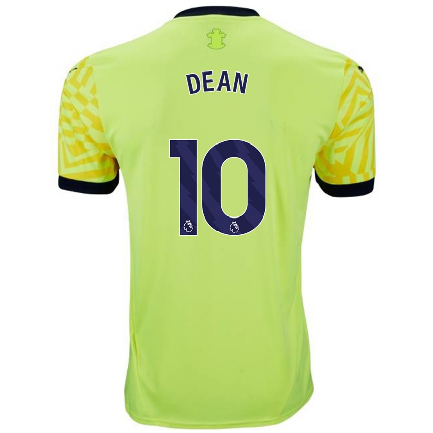 Homme Football Maillot Rianna Dean #10 Jaune Tenues Extérieur 2024/25