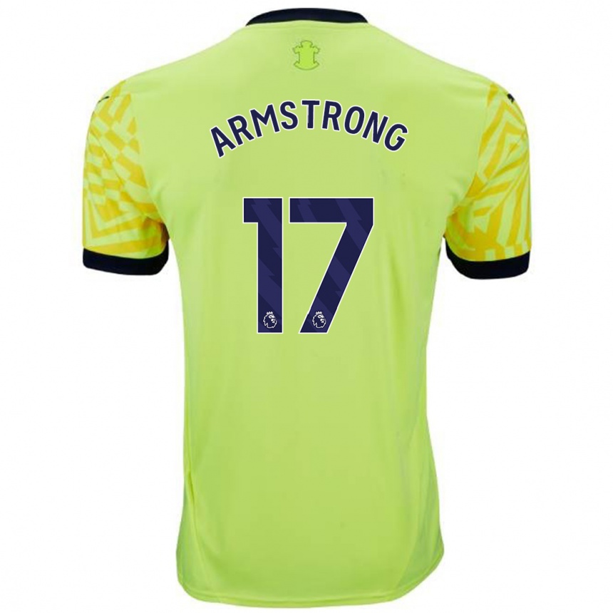 Homme Football Maillot Stuart Armstrong #17 Jaune Tenues Extérieur 2024/25