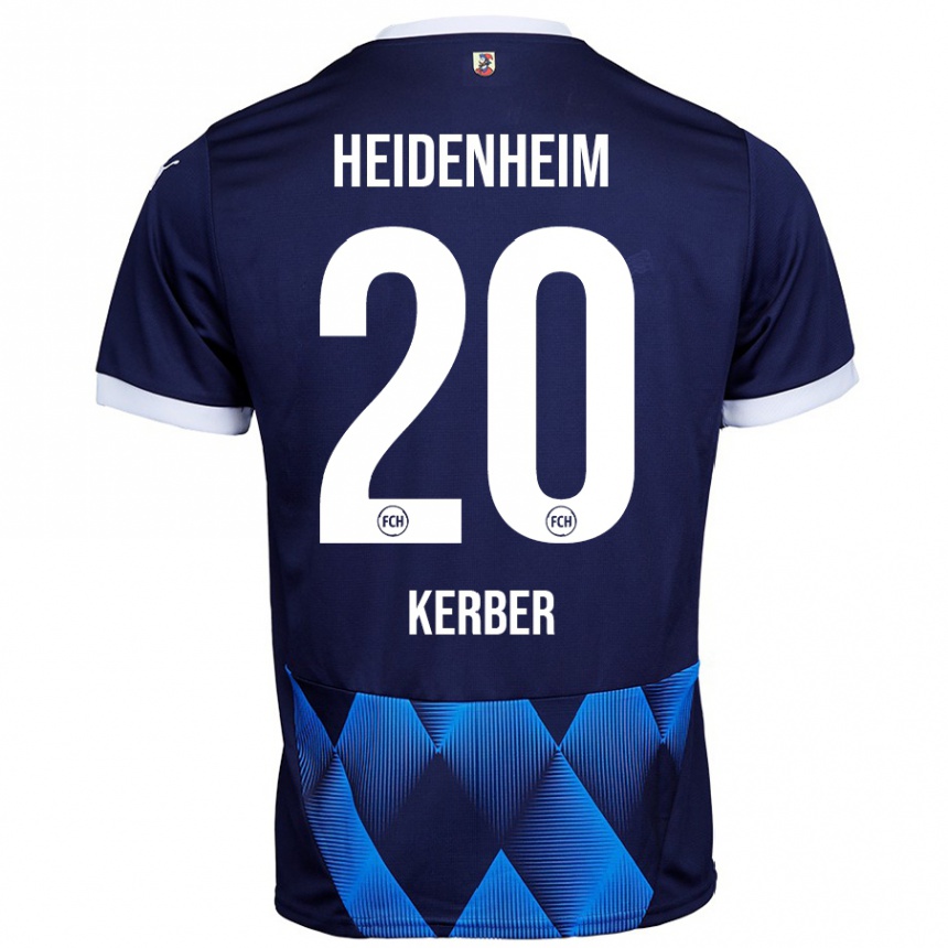 Homme Football Maillot Luca Kerber #20 Bleu Marine Foncé Tenues Extérieur 2024/25