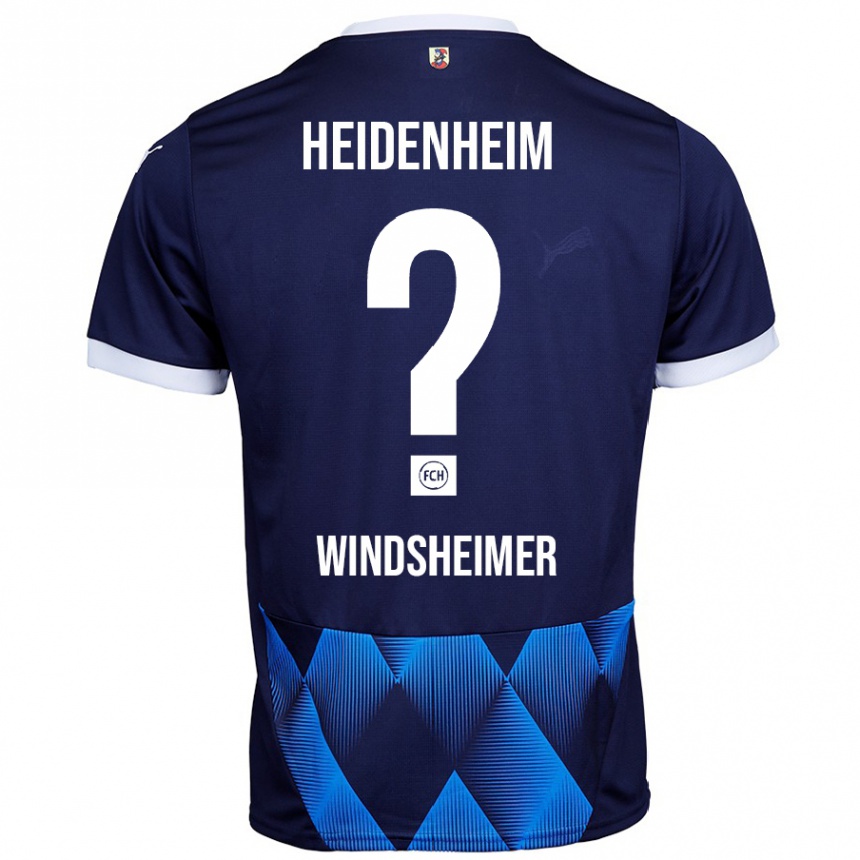 Homme Football Maillot Tim Windsheimer #0 Bleu Marine Foncé Tenues Extérieur 2024/25