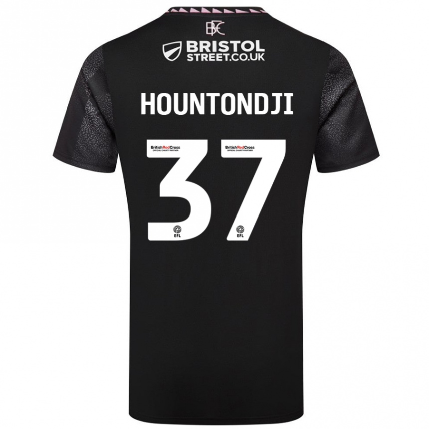 Homme Football Maillot Andreas Hountondji #37 Noir Tenues Extérieur 2024/25