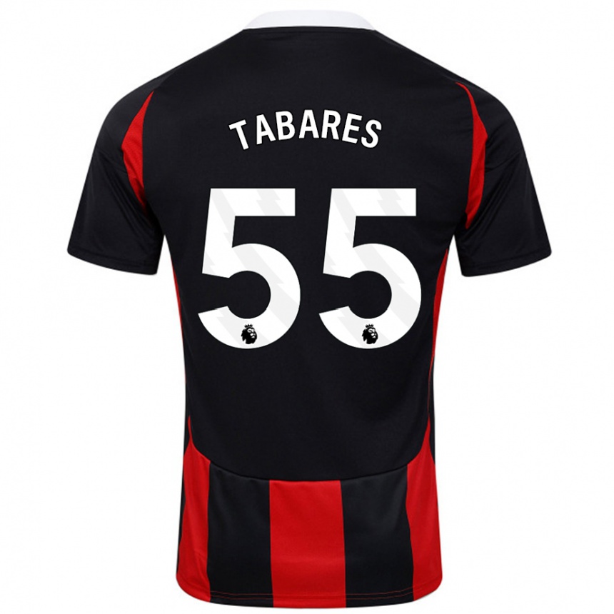 Homme Football Maillot Samuel Tabares #55 Noir Rouge Tenues Extérieur 2024/25