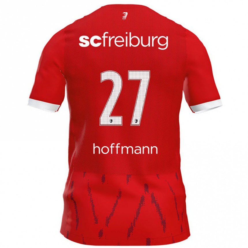 Femme Football Maillot Giovanna Hoffmann #27 Rouge Tenues Domicile 2024/25