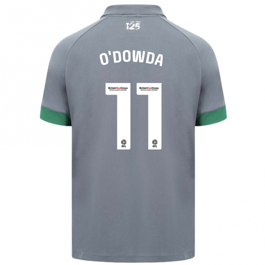 Femme Football Maillot Callum O'dowda #11 Gris Foncé Tenues Extérieur 2024/25