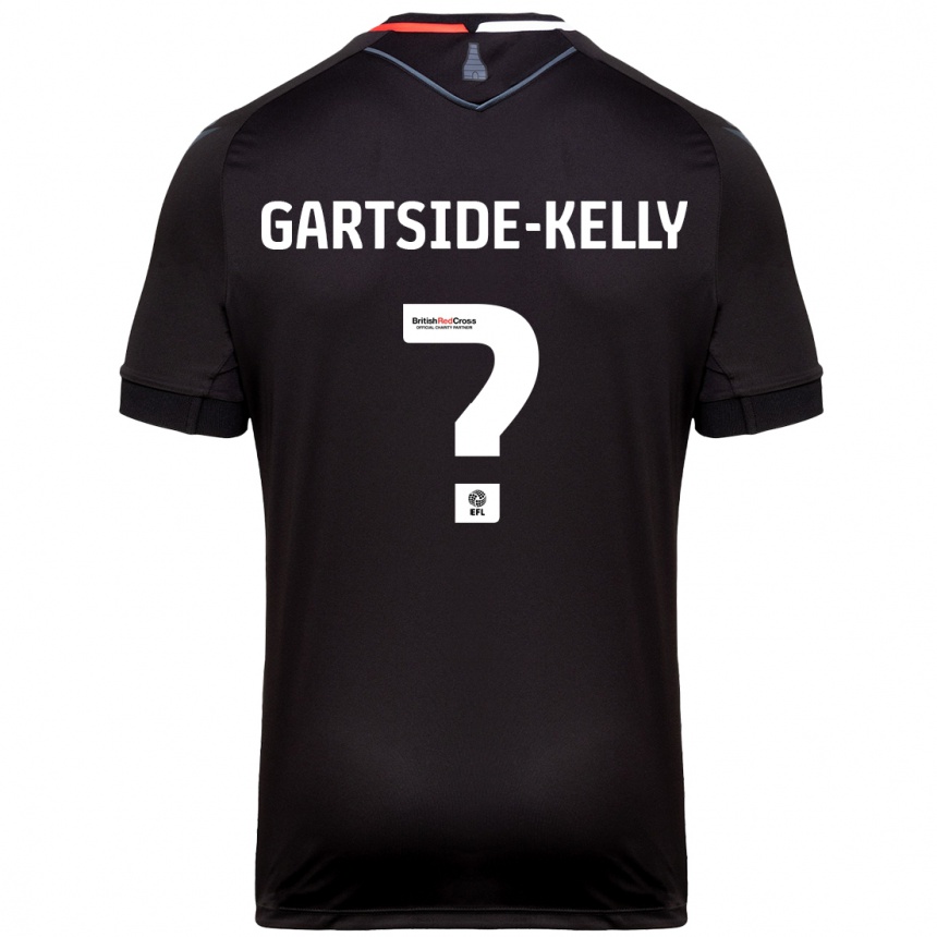 Femme Football Maillot Gabriel Gartside-Kelly #0 Noir Tenues Extérieur 2024/25