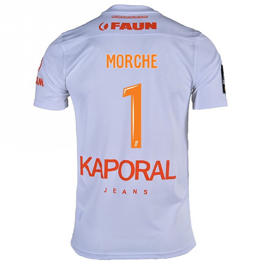 Femme Football Maillot Cosette Morché #1 Blanc Tenues Extérieur 2024/25