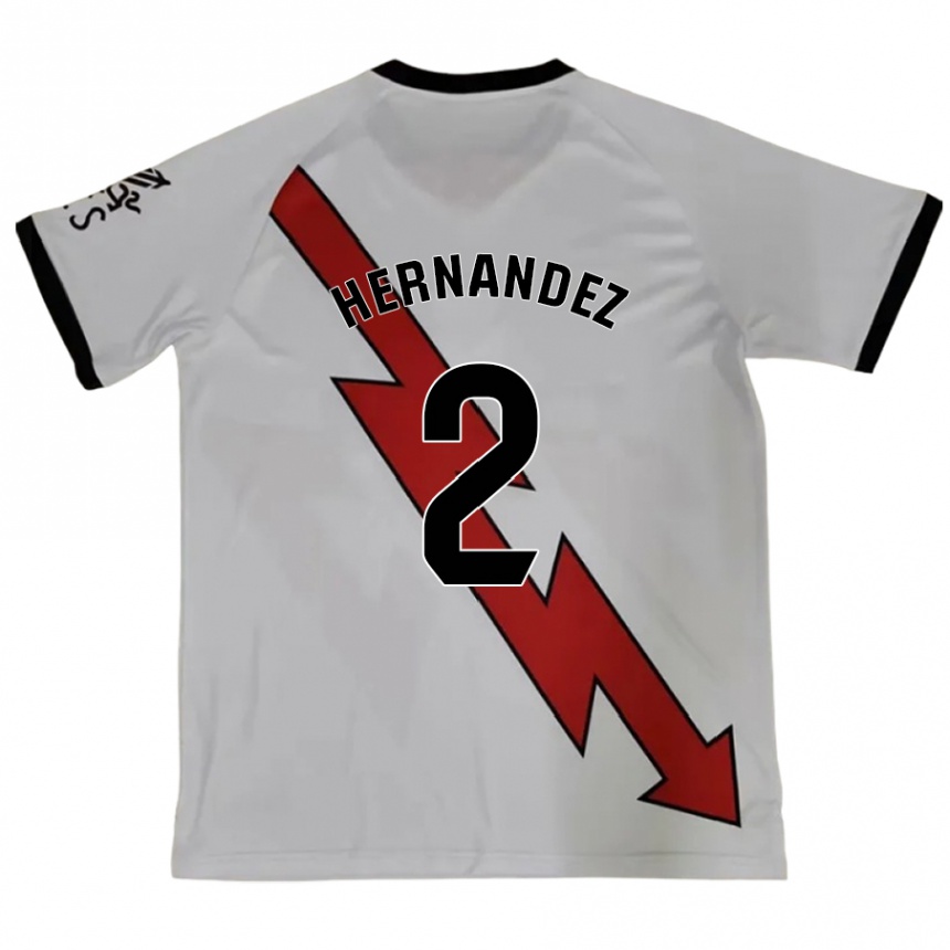 Femme Football Maillot Marco Hernández #2 Rouge Tenues Extérieur 2024/25