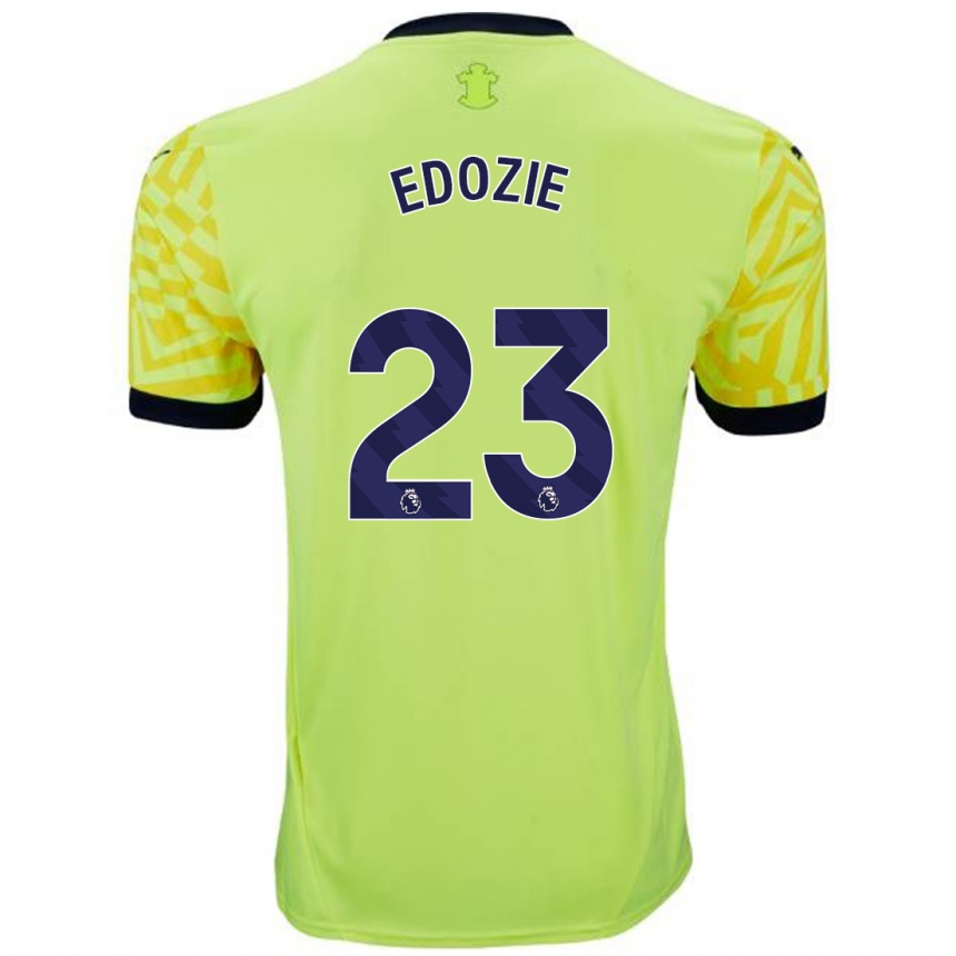 Femme Football Maillot Samuel Edozie #23 Jaune Tenues Extérieur 2024/25