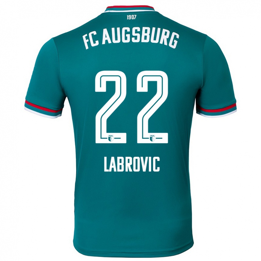 Femme Football Maillot Nediljko Labrovic #22 Vert Foncé Tenues Extérieur 2024/25