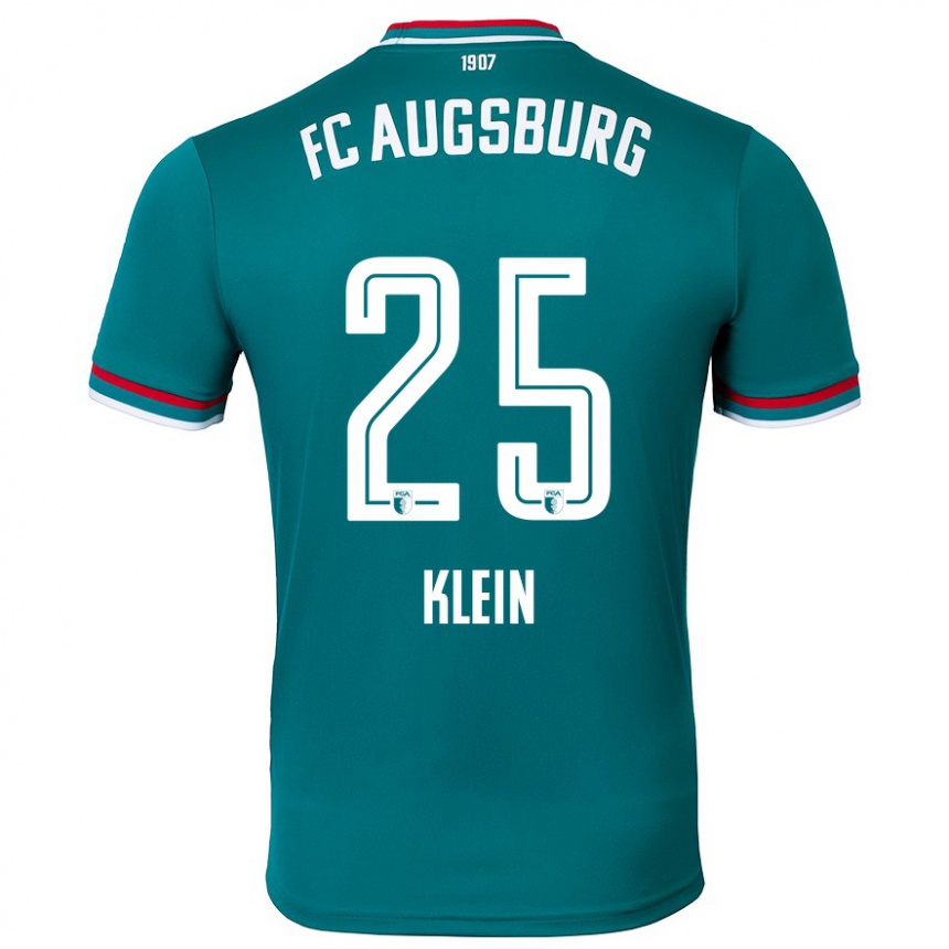 Femme Football Maillot Daniel Klein #25 Vert Foncé Tenues Extérieur 2024/25