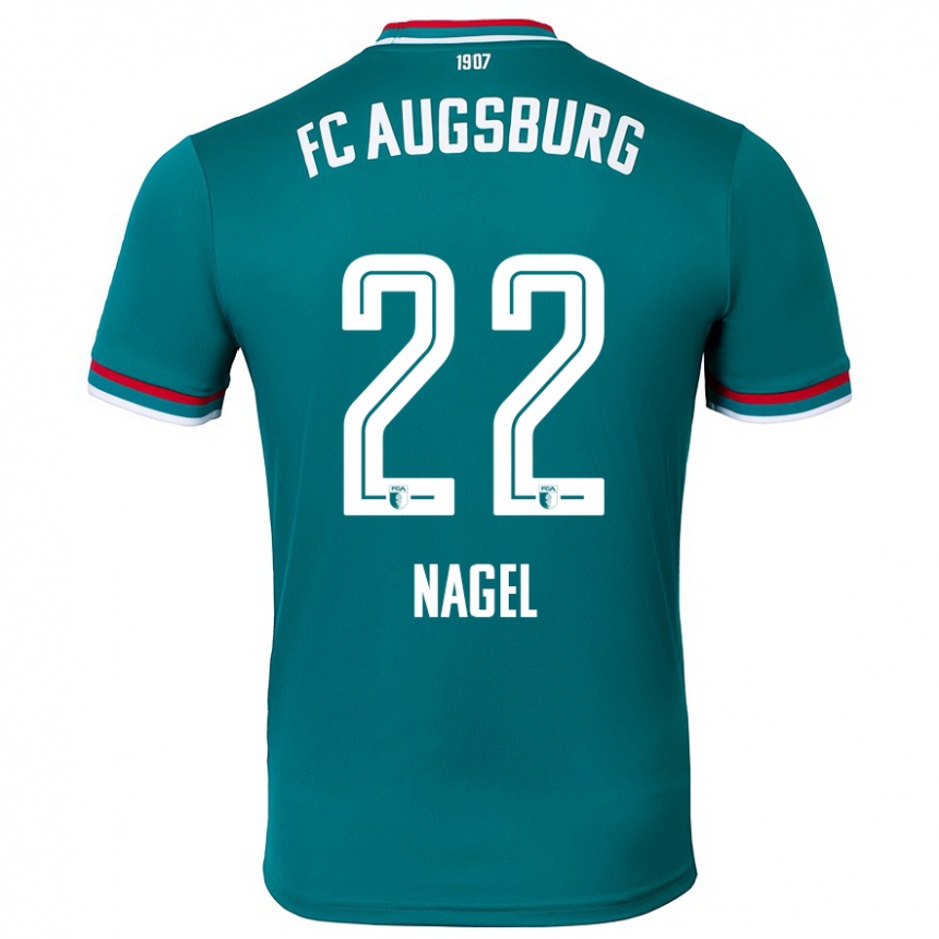 Femme Football Maillot Timo Nagel #22 Vert Foncé Tenues Extérieur 2024/25