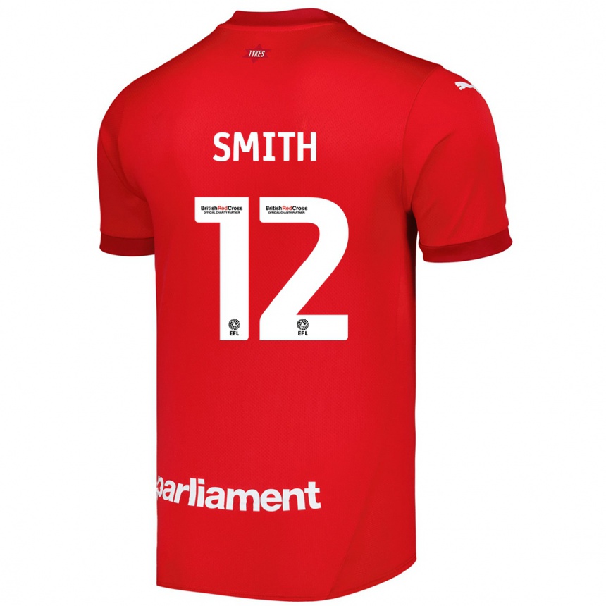 Enfant Football Maillot Jackson Smith #12 Rouge Tenues Domicile 2024/25