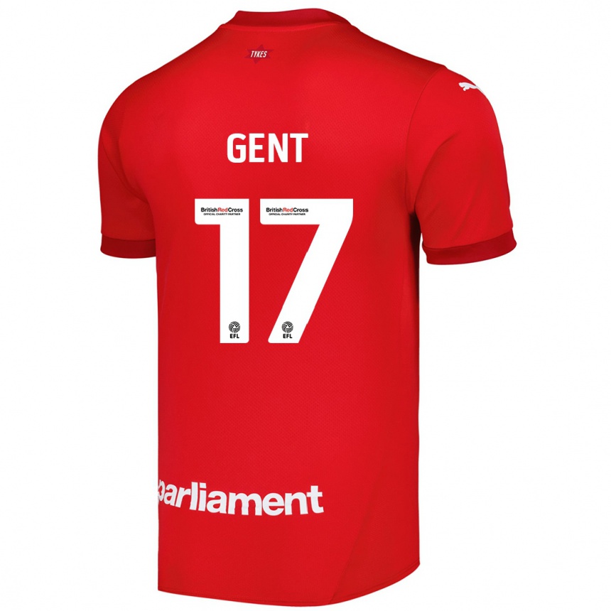 Enfant Football Maillot Georgie Gent #17 Rouge Tenues Domicile 2024/25