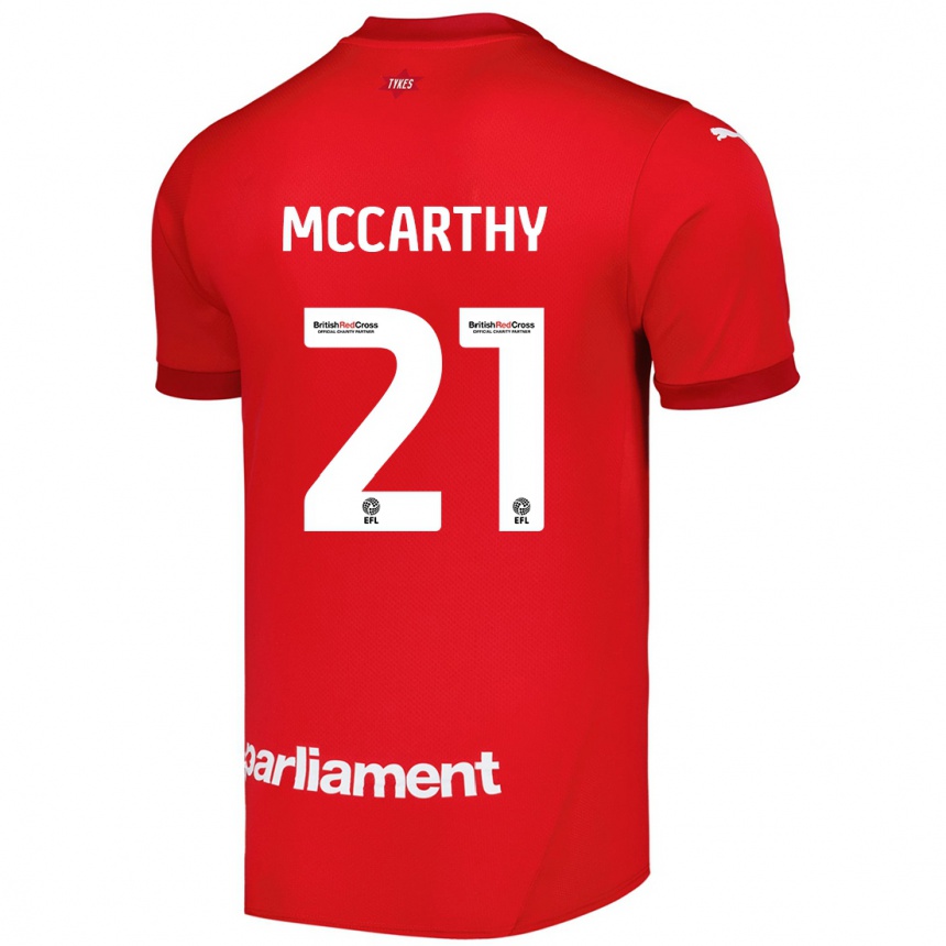 Enfant Football Maillot Conor Mccarthy #21 Rouge Tenues Domicile 2024/25