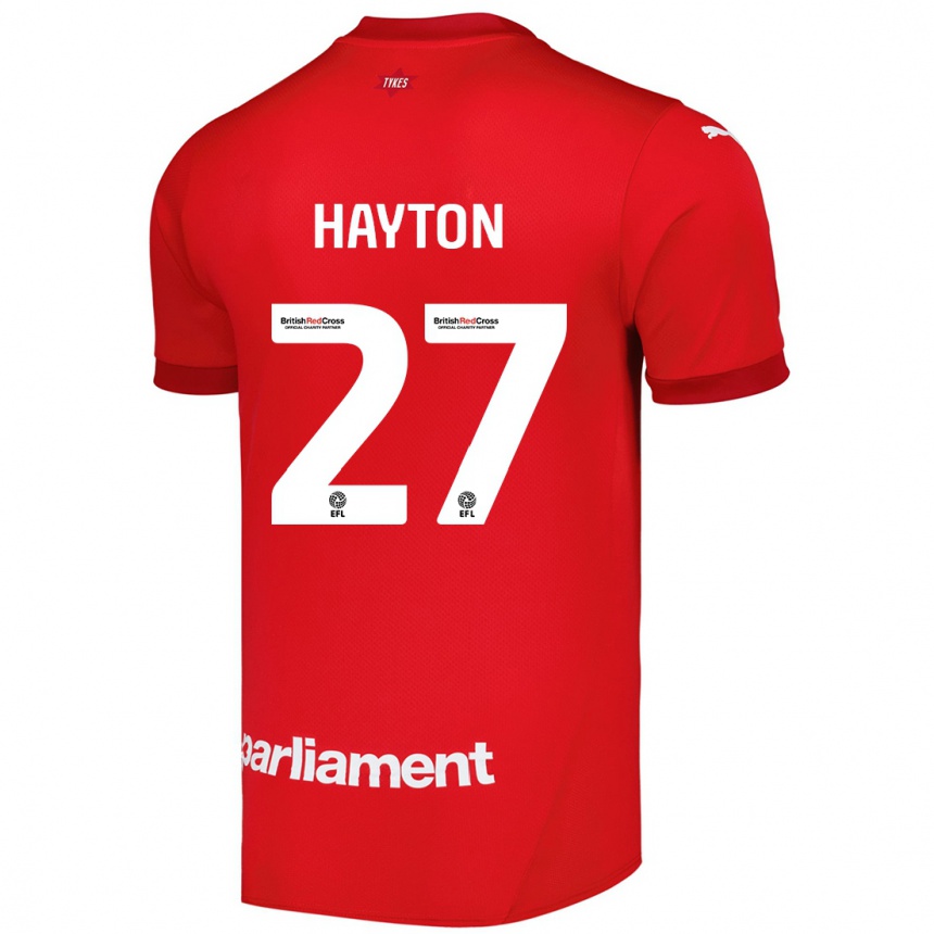 Enfant Football Maillot Adam Hayton #27 Rouge Tenues Domicile 2024/25