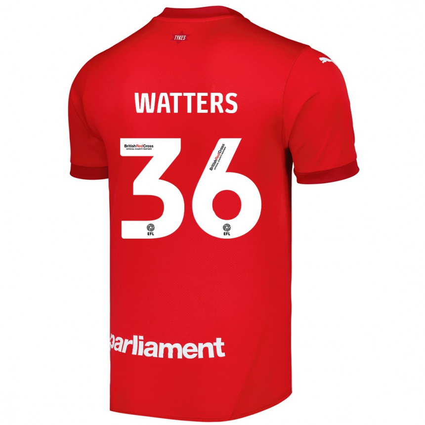 Enfant Football Maillot Max Watters #36 Rouge Tenues Domicile 2024/25