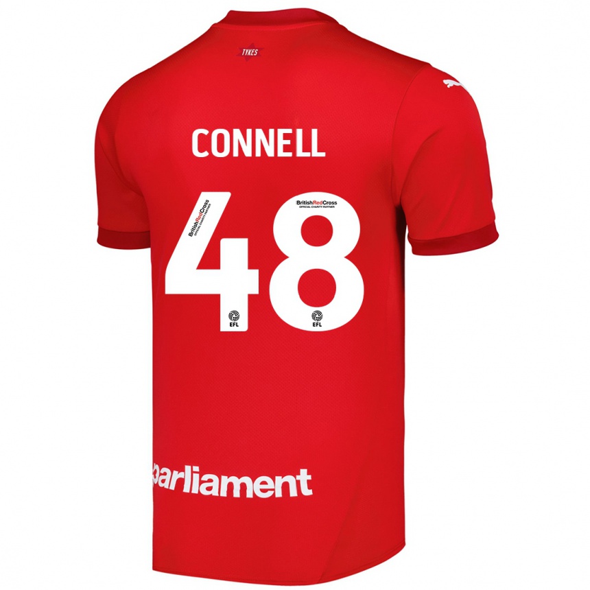 Enfant Football Maillot Luca Connell #48 Rouge Tenues Domicile 2024/25