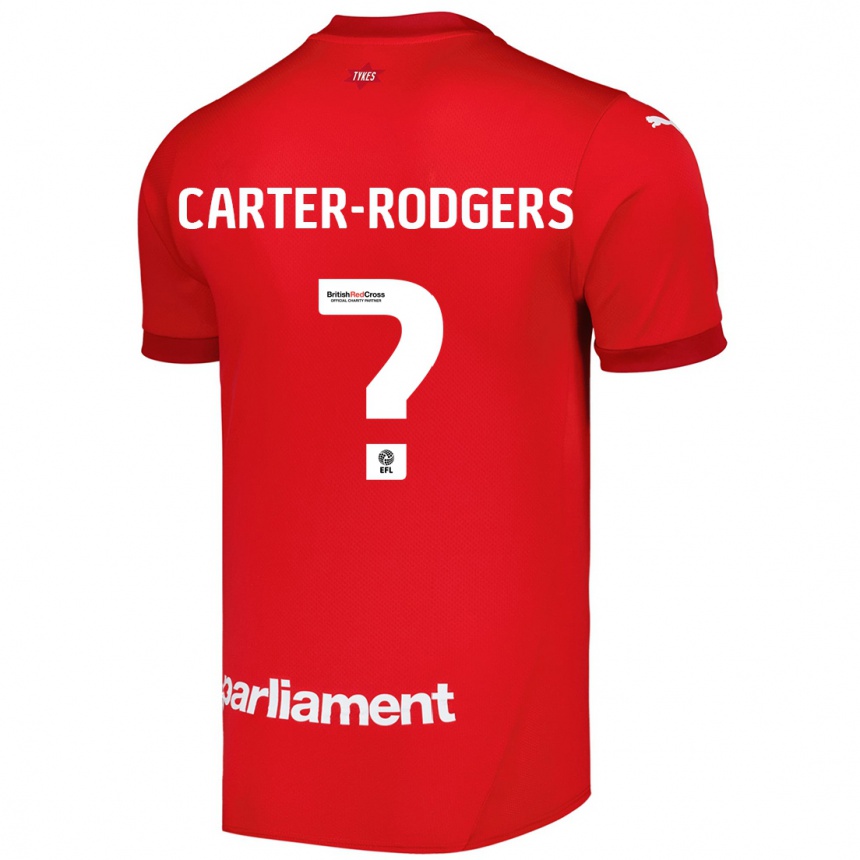 Enfant Football Maillot Trent Carter-Rodgers #0 Rouge Tenues Domicile 2024/25