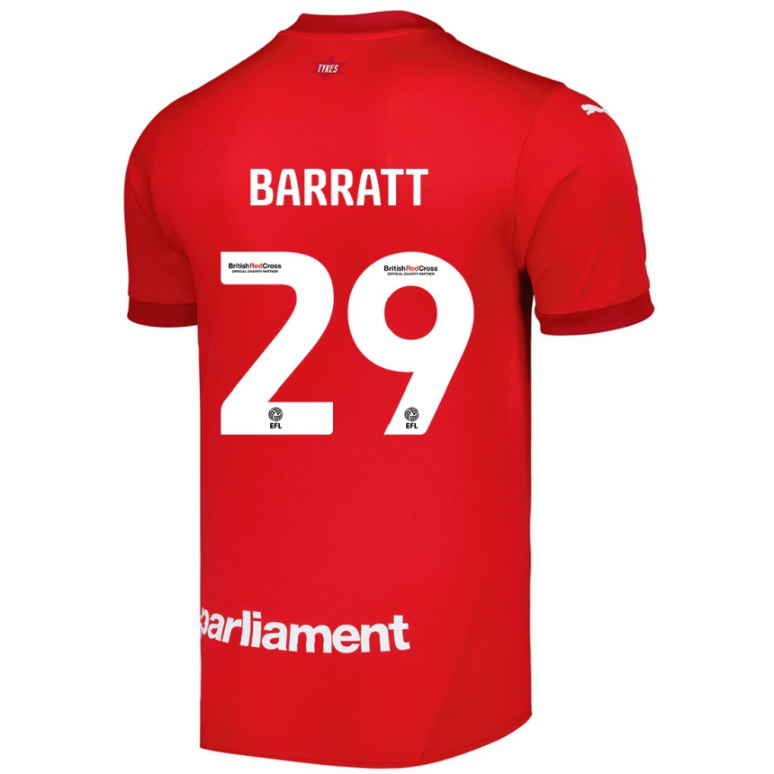 Enfant Football Maillot Connor Barratt #29 Rouge Tenues Domicile 2024/25