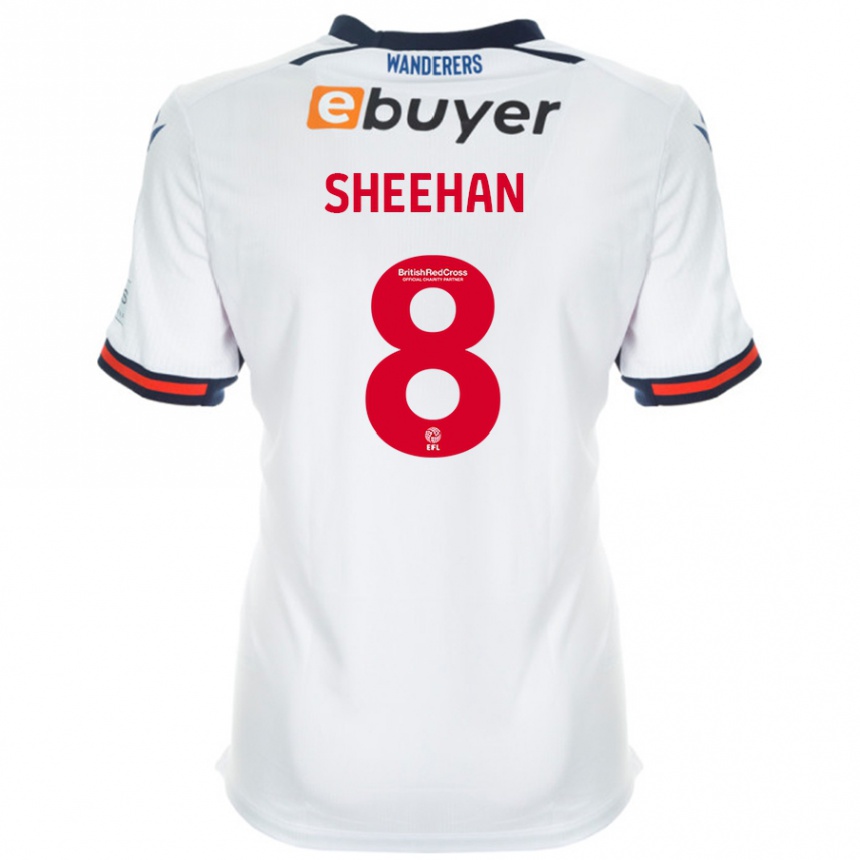 Enfant Football Maillot Josh Sheehan #8 Blanc Tenues Domicile 2024/25