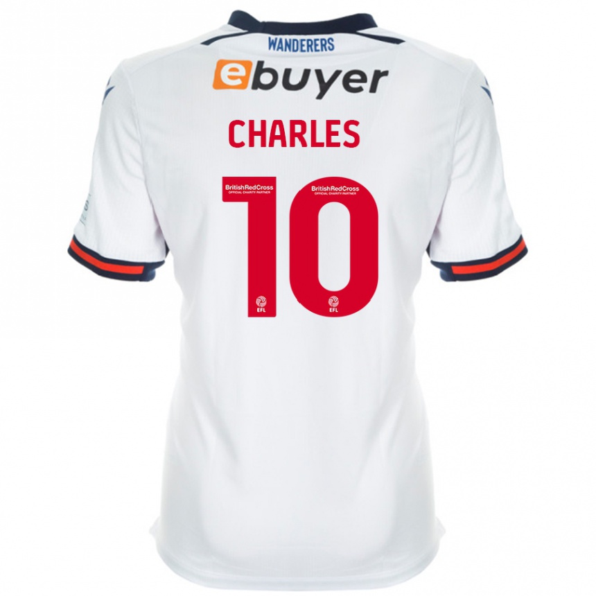 Enfant Football Maillot Dion Charles #10 Blanc Tenues Domicile 2024/25