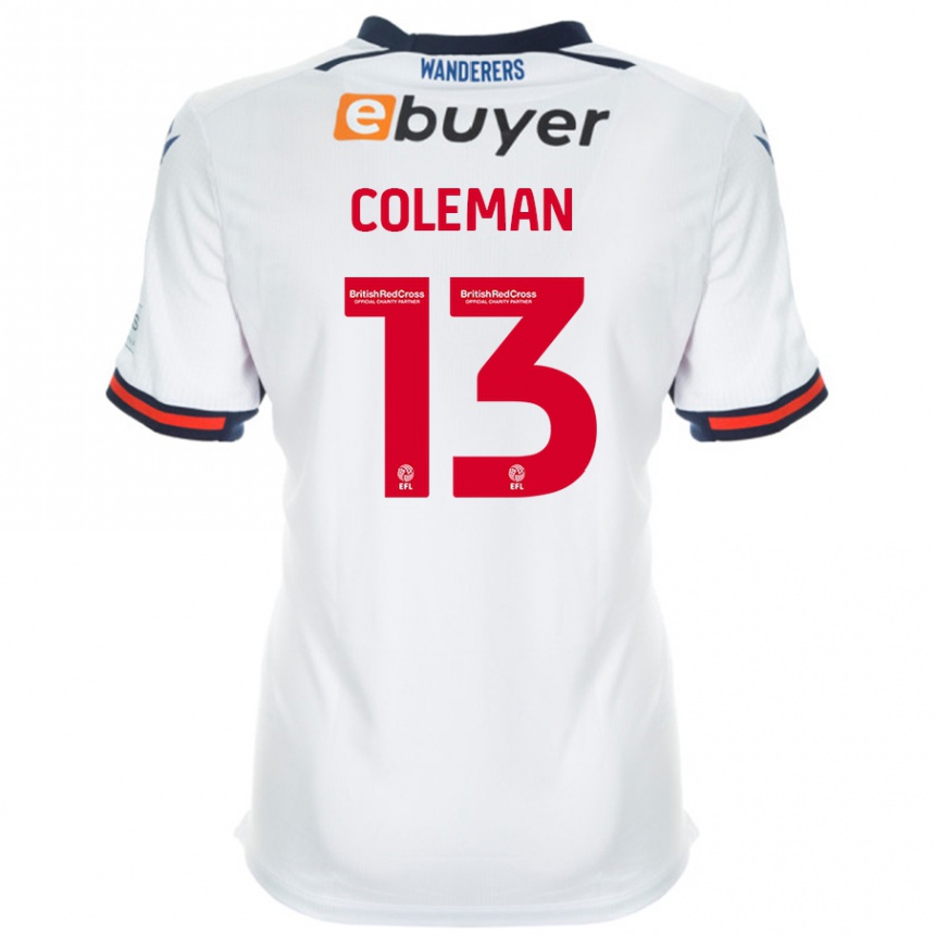 Enfant Football Maillot Joel Coleman #13 Blanc Tenues Domicile 2024/25