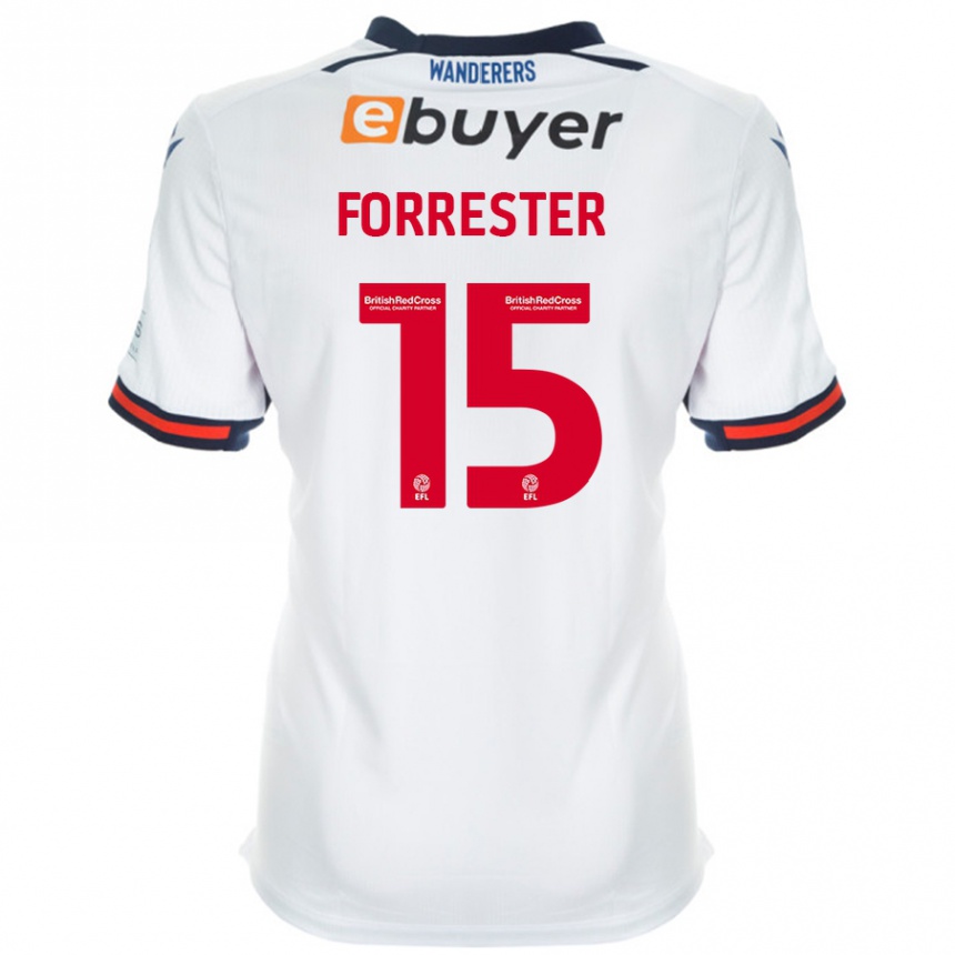 Enfant Football Maillot Will Forrester #15 Blanc Tenues Domicile 2024/25