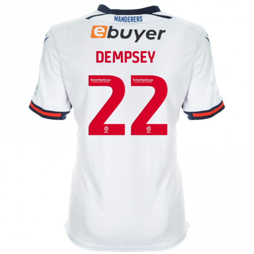 Enfant Football Maillot Kyle Dempsey #22 Blanc Tenues Domicile 2024/25