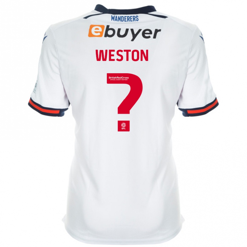 Enfant Football Maillot Ajay Weston #0 Blanc Tenues Domicile 2024/25