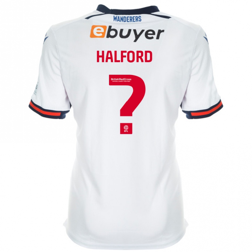 Enfant Football Maillot Noah Halford #0 Blanc Tenues Domicile 2024/25