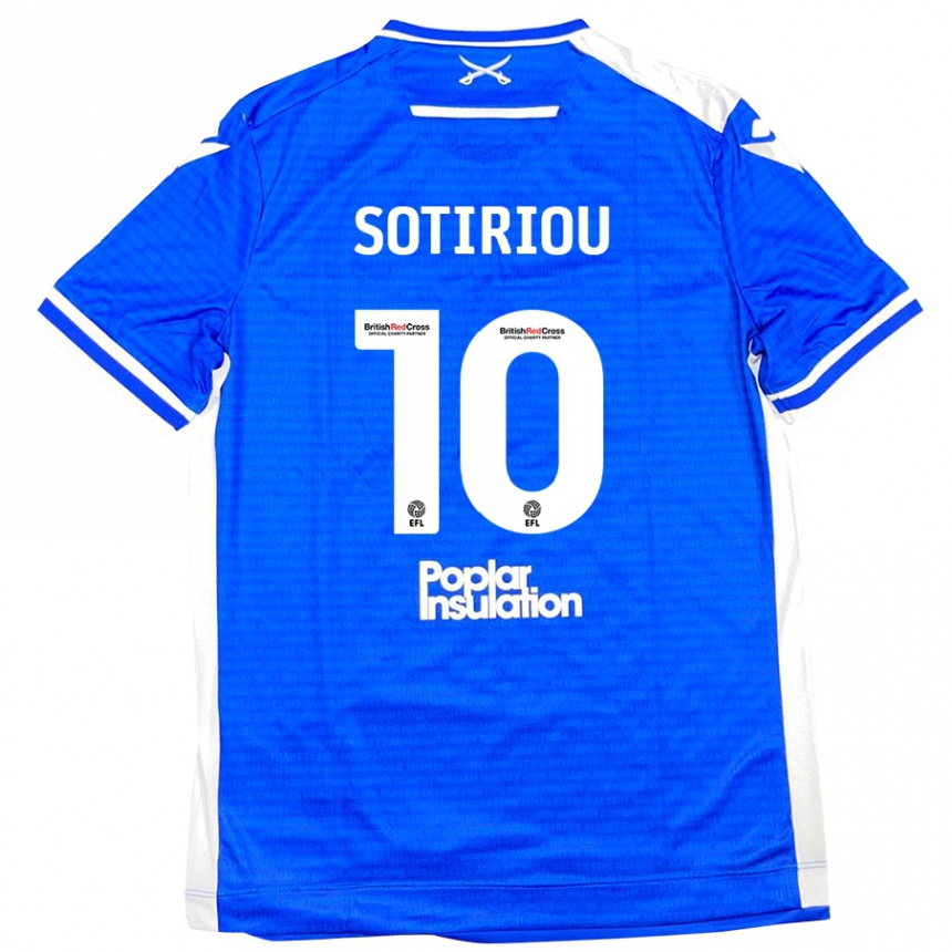 Enfant Football Maillot Ruel Sotiriou #10 Bleu Blanc Tenues Domicile 2024/25