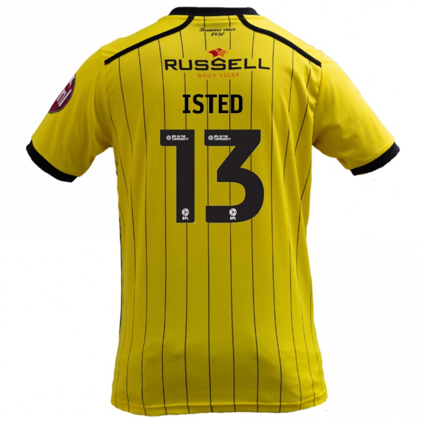 Enfant Football Maillot Harry Isted #13 Jaune Tenues Domicile 2024/25