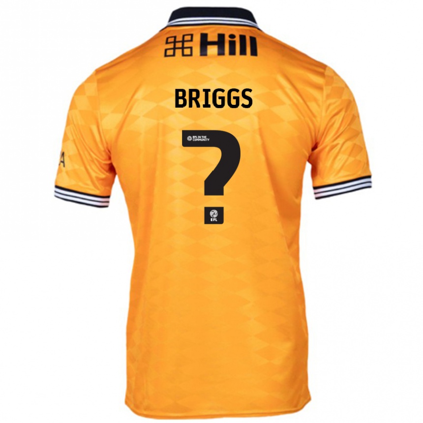 Enfant Football Maillot Jj Briggs #0 Orange Tenues Domicile 2024/25