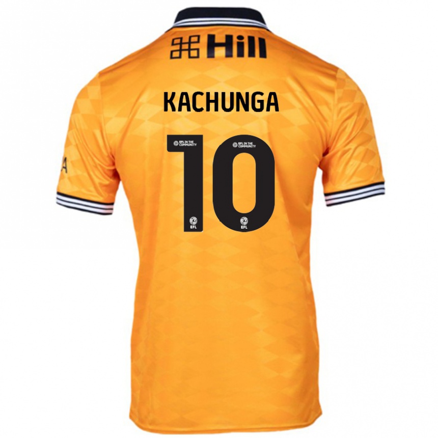 Enfant Football Maillot Elias Kachunga #10 Orange Tenues Domicile 2024/25