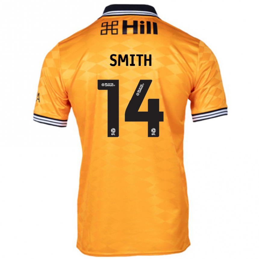 Enfant Football Maillot Korey Smith #14 Orange Tenues Domicile 2024/25