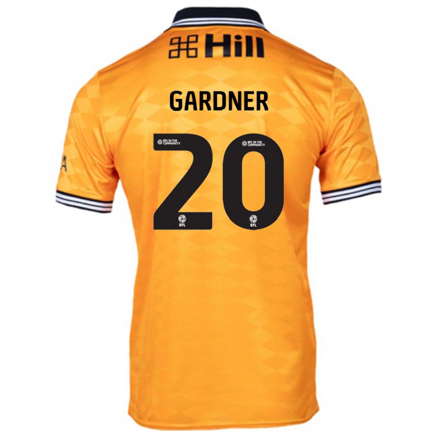 Enfant Football Maillot Gary Gardner #20 Orange Tenues Domicile 2024/25