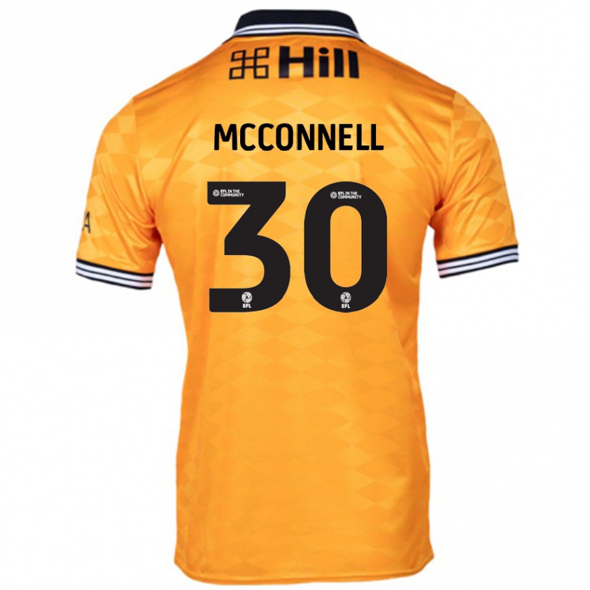 Enfant Football Maillot Glenn Mcconnell #30 Orange Tenues Domicile 2024/25